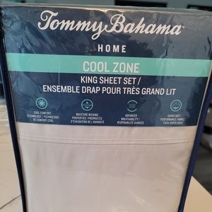 King size Tommy Bahamas cooling sheet set